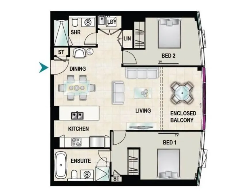 Appartamento Sea Fever - Lv 65 Skyhome On Ocean Meriton Gold Coast